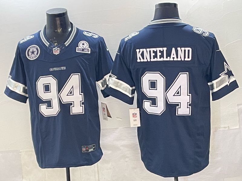 Men 2026 Dallas Cowboys #94 Kneeland Blue 3th generations Nike Limited NFL Jersey style 08->philadelphia eagles->NFL Jersey